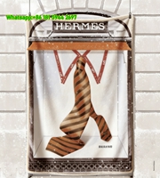 Hermes Luxury Window Display Flannel Throw Blanket Wall Hanging IMG_5337